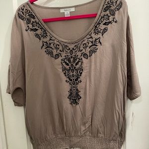 Style& Co Top. Size 12. Boho